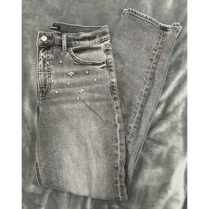 🩶 Express Embellished Mom Jeans